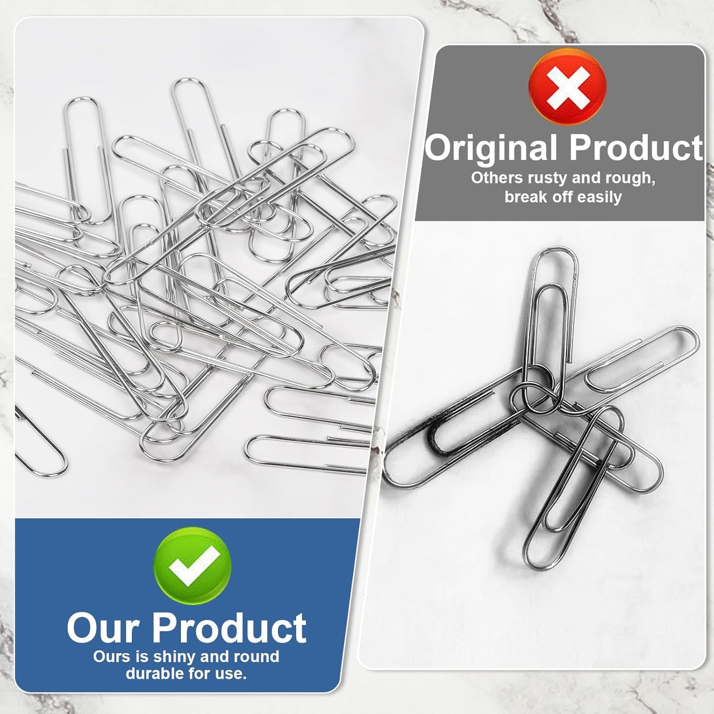 Jumbo Paper Clips,Large PaperClips,320 Pcs Paperclip,Extra Large Paper Clips for Paperwork,Home, School and Office Supplies.