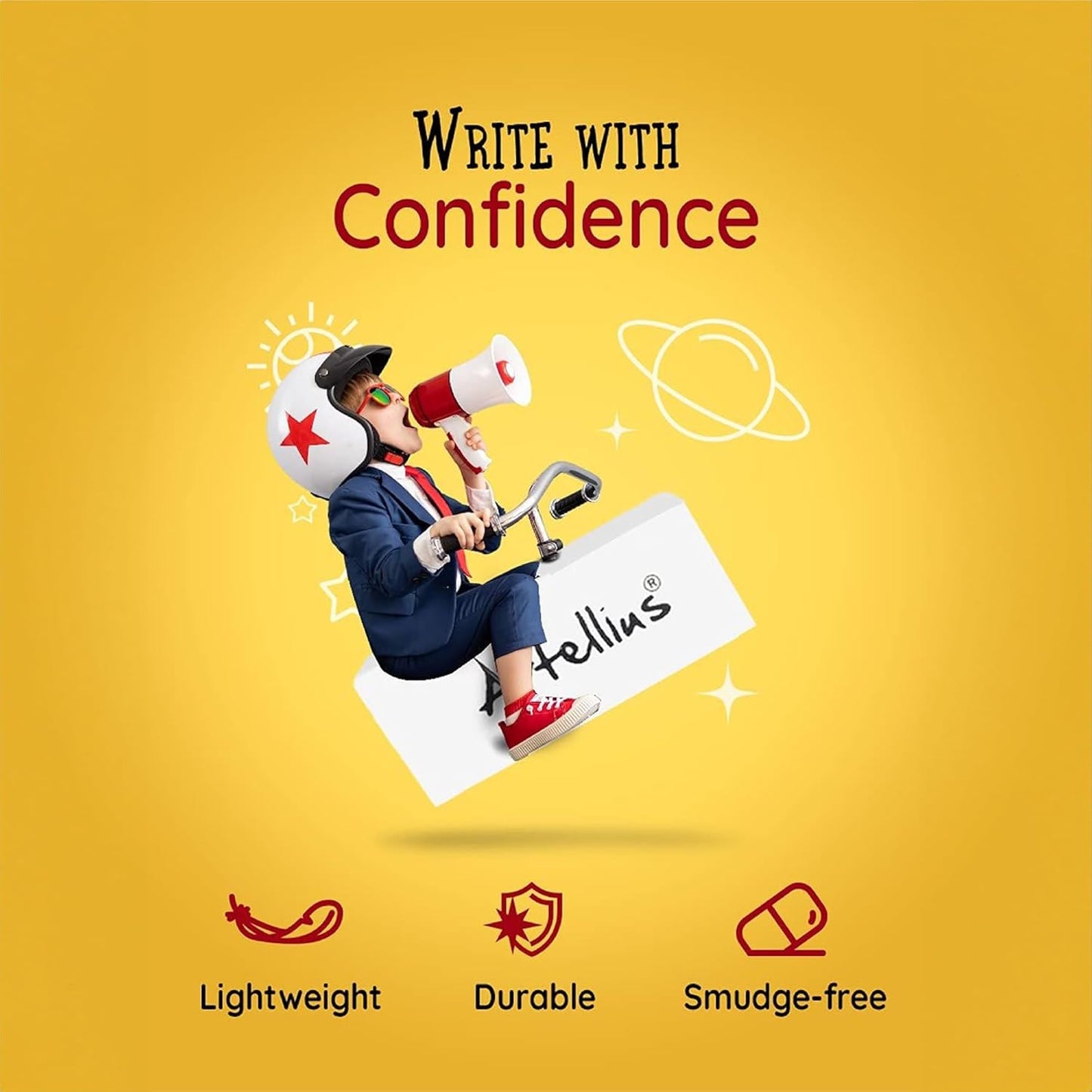 Artellius White Erasers - Large Size Latex & Smudge Free - Bulk School Supplies for Classrooms, Drawing, Teachers, Homeschool, Office, Art Class - Pack of 100 - Teacher Supplies