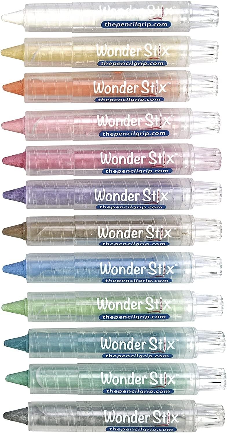 Wonder Stix Pastel Colors Dustless Chalk Crayon 12 pack