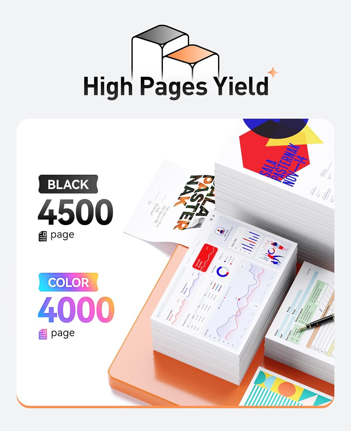 TN433 Toner Cartridge 4-Pack Compatible Replacement for Brother TN-433 TN431 TN436 MFC-L8900CDW MFC-L8690CDW HL-L8360CDW HL-L8260CDW MFC-L8610CDW MFC-L8905CDW MFC-L9570CDW HL-L8360CDWT Printer Set Ink