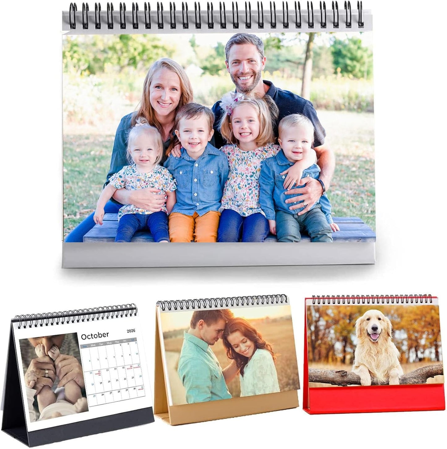 Custom Calendar 2026 for Home & Office - Print Your 13 Memories,Make Your Own Personalized Calendar Customized Christmas Gift &use your photo (Desk Calendar, 20 packs)