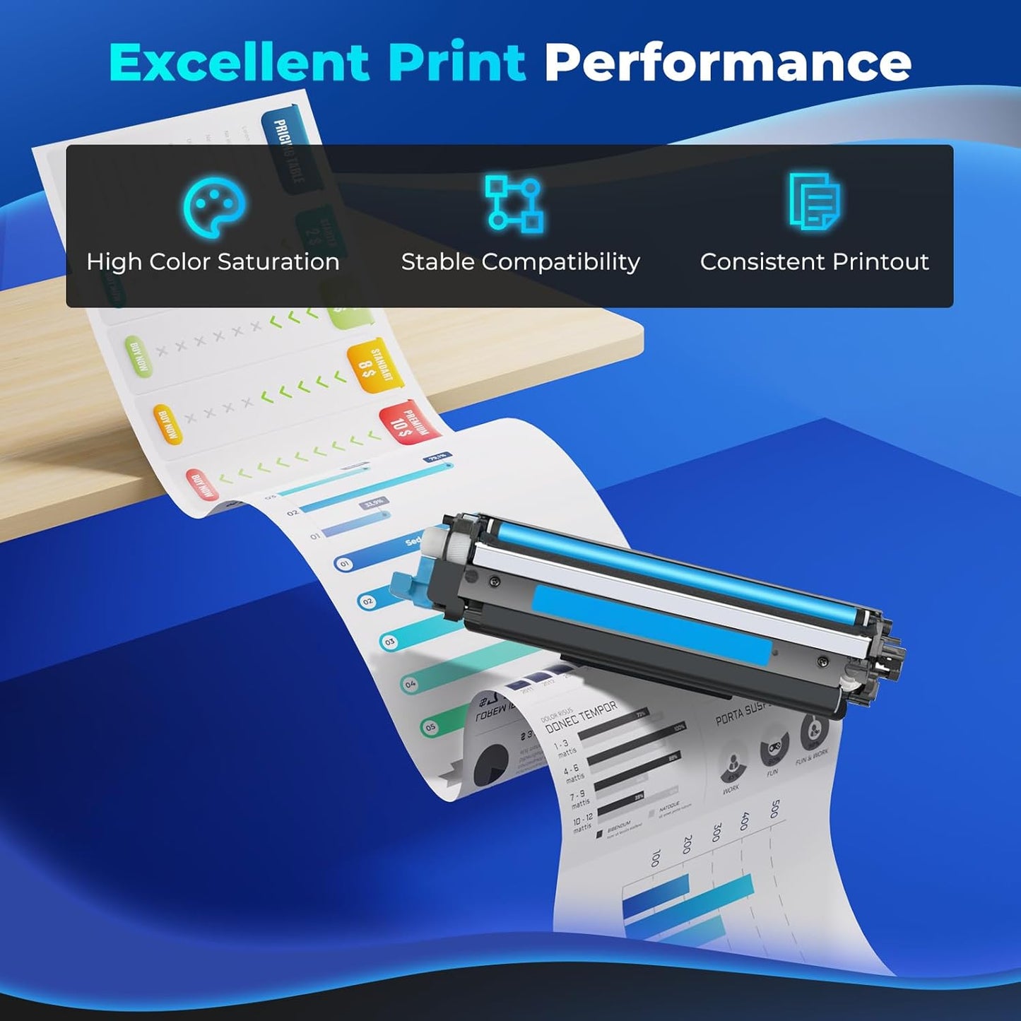218X Toner Cartridges 3301sdw 3301fdw 3201dw Toner Replacement for HP 218X Toner Cartridge 4 Pack 218A HP218X HP218A With Chip Work for Color Laser Jet Pro 3201dw MFP 3301fdw 3301sdw 3301cdw 3301 3201