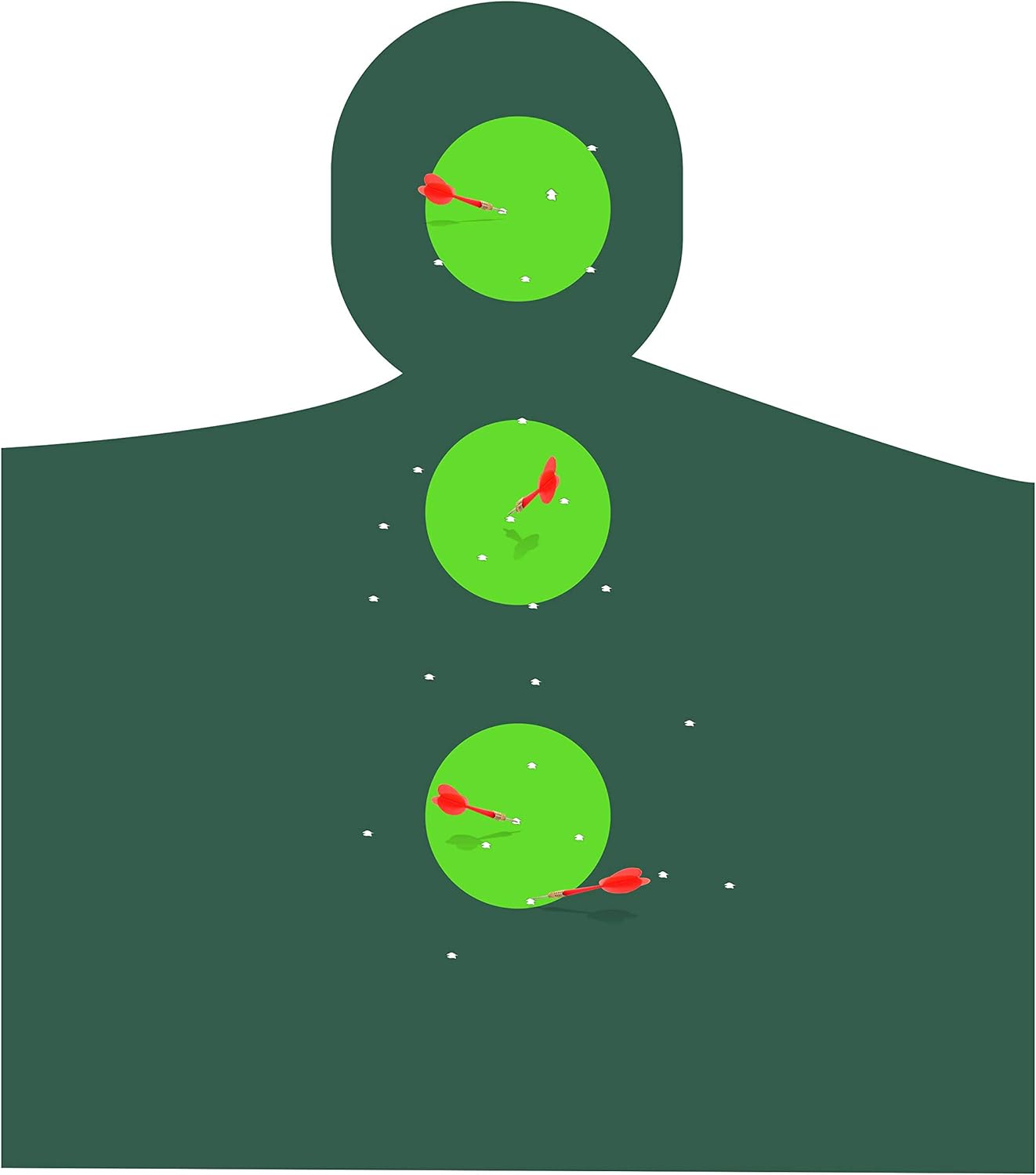 PARLAIM 3 Inch Round Color-Code Dot Stickers, 500 per Dispenser Box Roll dots Label,Light Green Inventory Circle Stickers