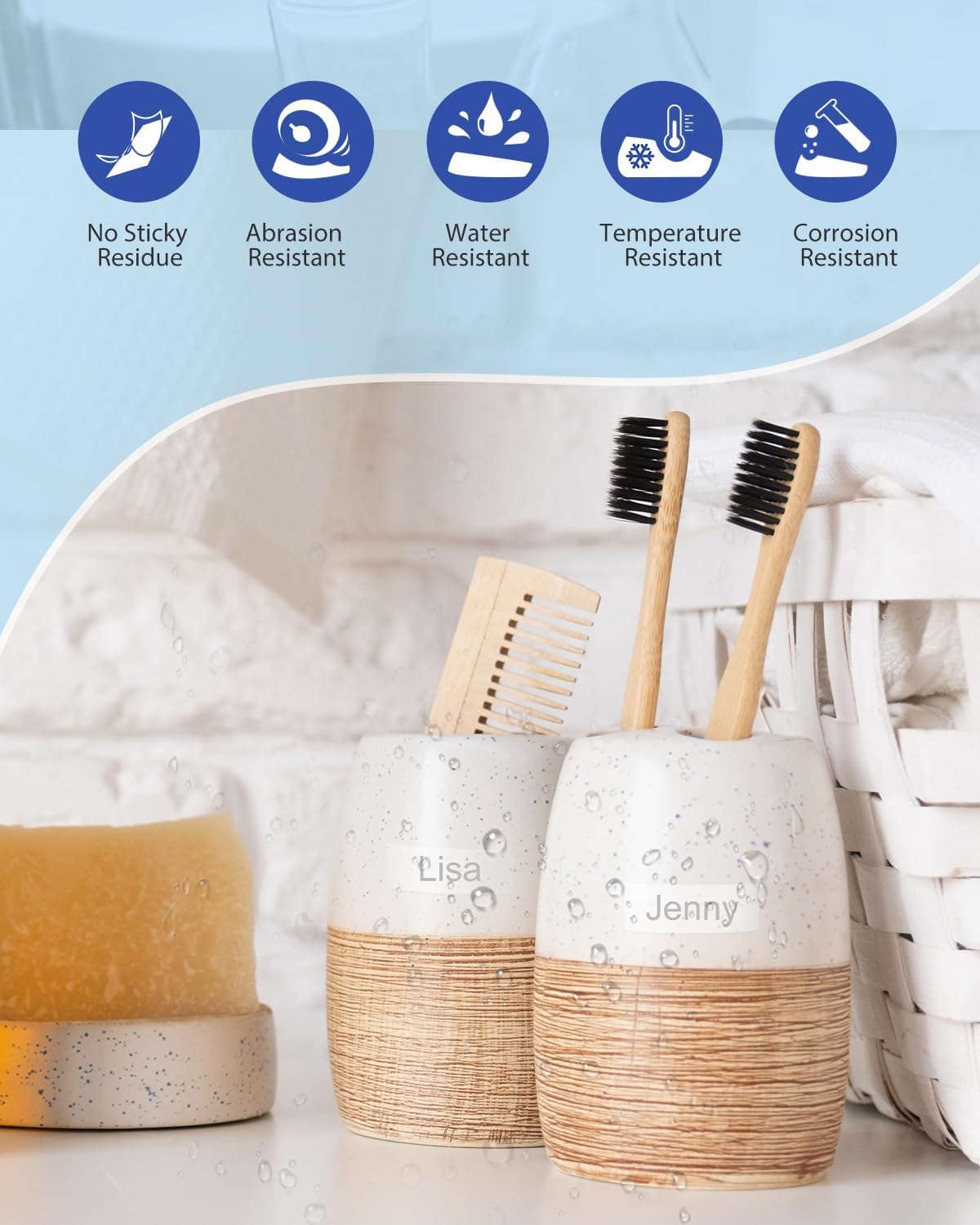 Tze135 Tze 12mm 0.47 Laminated White on Clear Label Maker Tape Compatible for Brother Tze-135 Tz-135 Tz 1/2 Refill Work for Ptouch PT-D210 PT-D220 PT-H110 PT-D400 PT-D600, White on Clear, 4 Pack