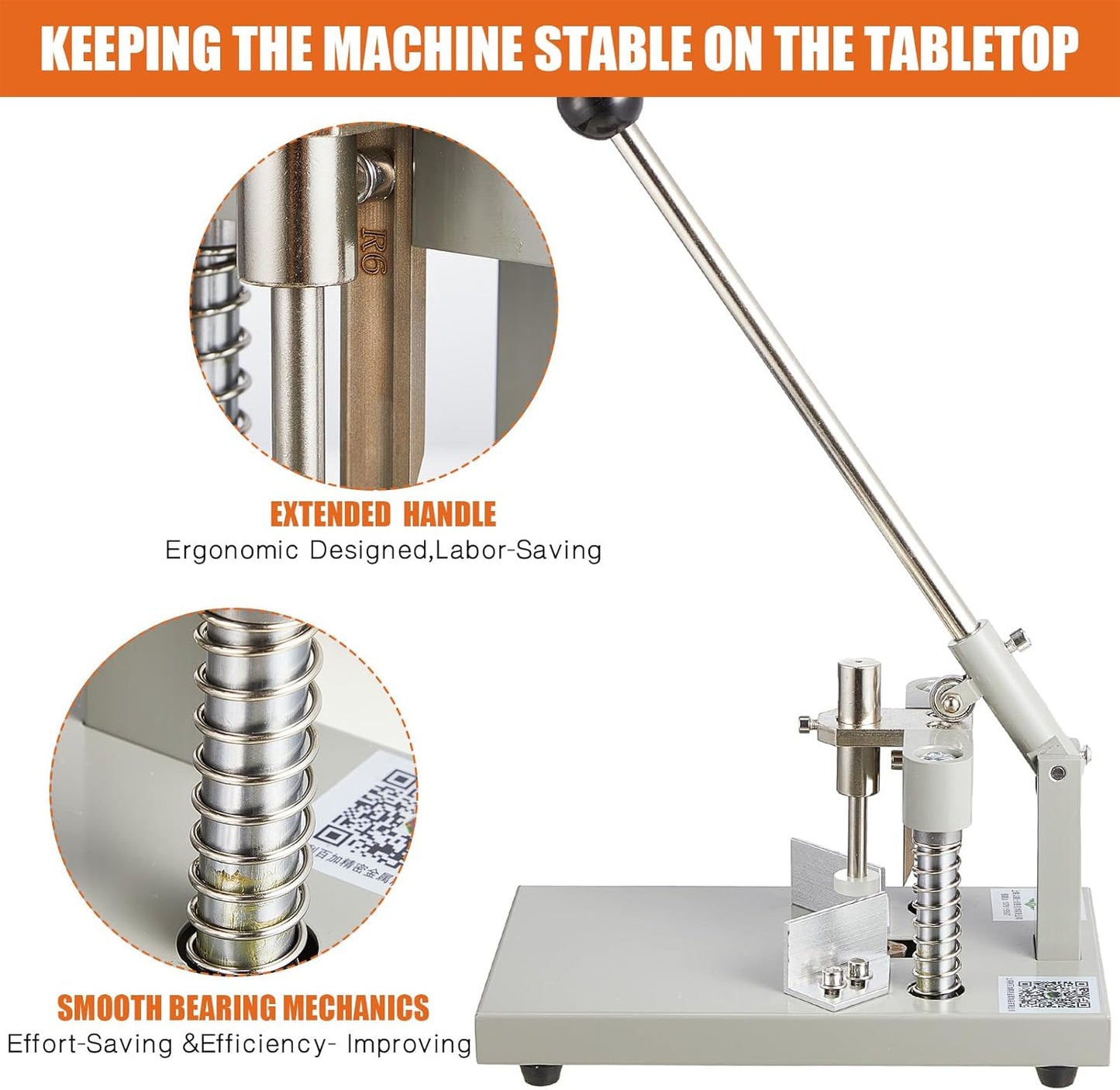 WILLBOND Corner Rounder Cutter Machine Heavy Duty Paper Punch Cutter with R6mm R10mm Interchangeable Dies Metal Corner Rounder Punch for Office, Business, Heavy Cardstock, Plastic, Aluminum Sheet