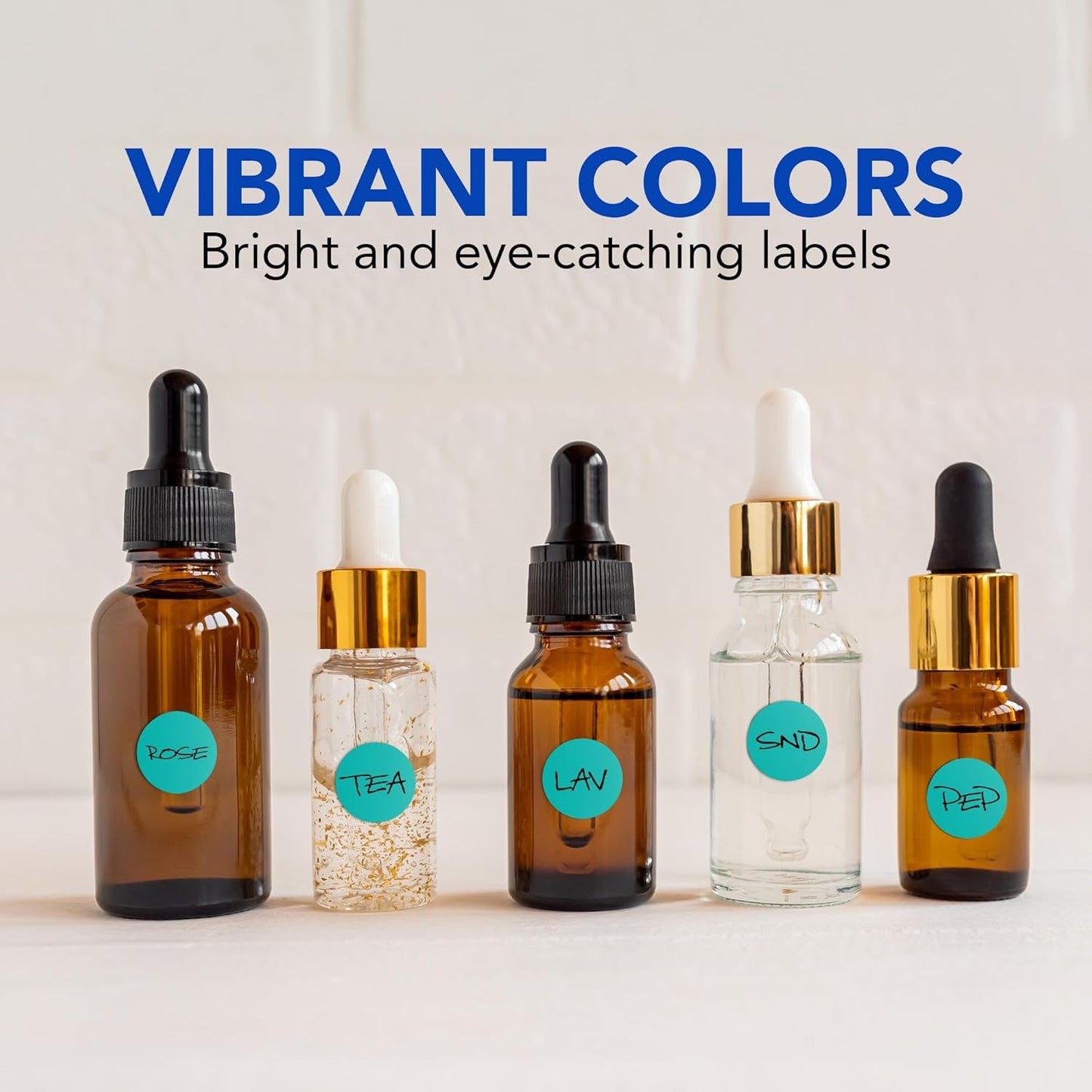 Perco Teal 1/2-Inch Round Circle Dot Sticker Labels with Easy Peel Perforation - 3,000 Labels per Roll - Strong Adhesion, Vibrant Colors for Organizing, Crafting & More - Made in USA