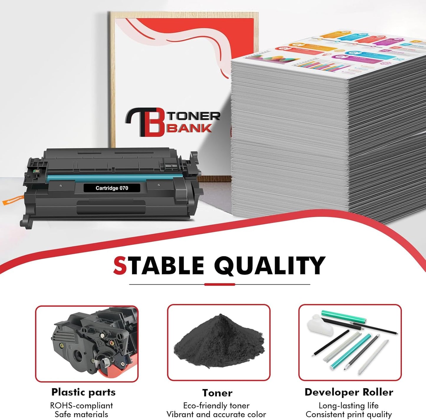 070 Toner Cartridge Black 2 Pack Compatible for Canon 070 Toner Cartridge 070H CRG070 CRG-070 CRG-070H CRG070H for Canon imageCLASS MF465 MF462 LBP247 LBP246 Printer Ink