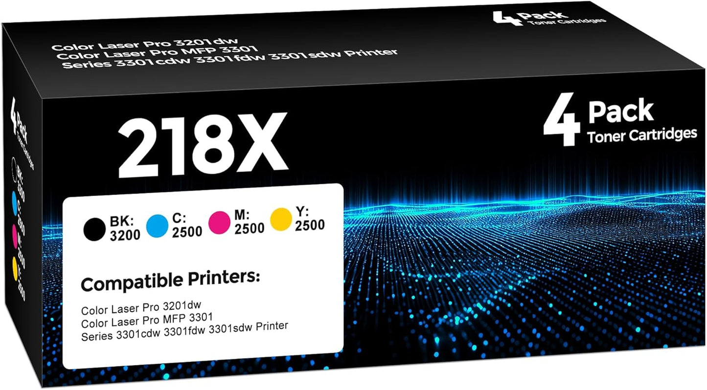 218X Toner Cartridges Compatible for 218X W2180X Toner