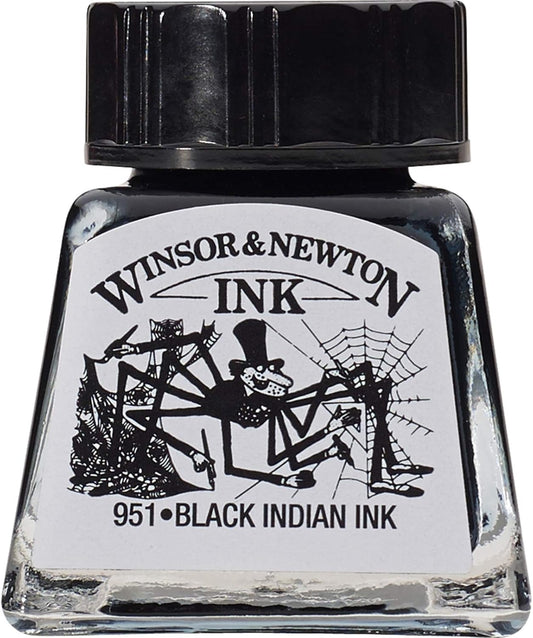 Winsor & Newton Specialty Ink, Black, 14ml Bottle