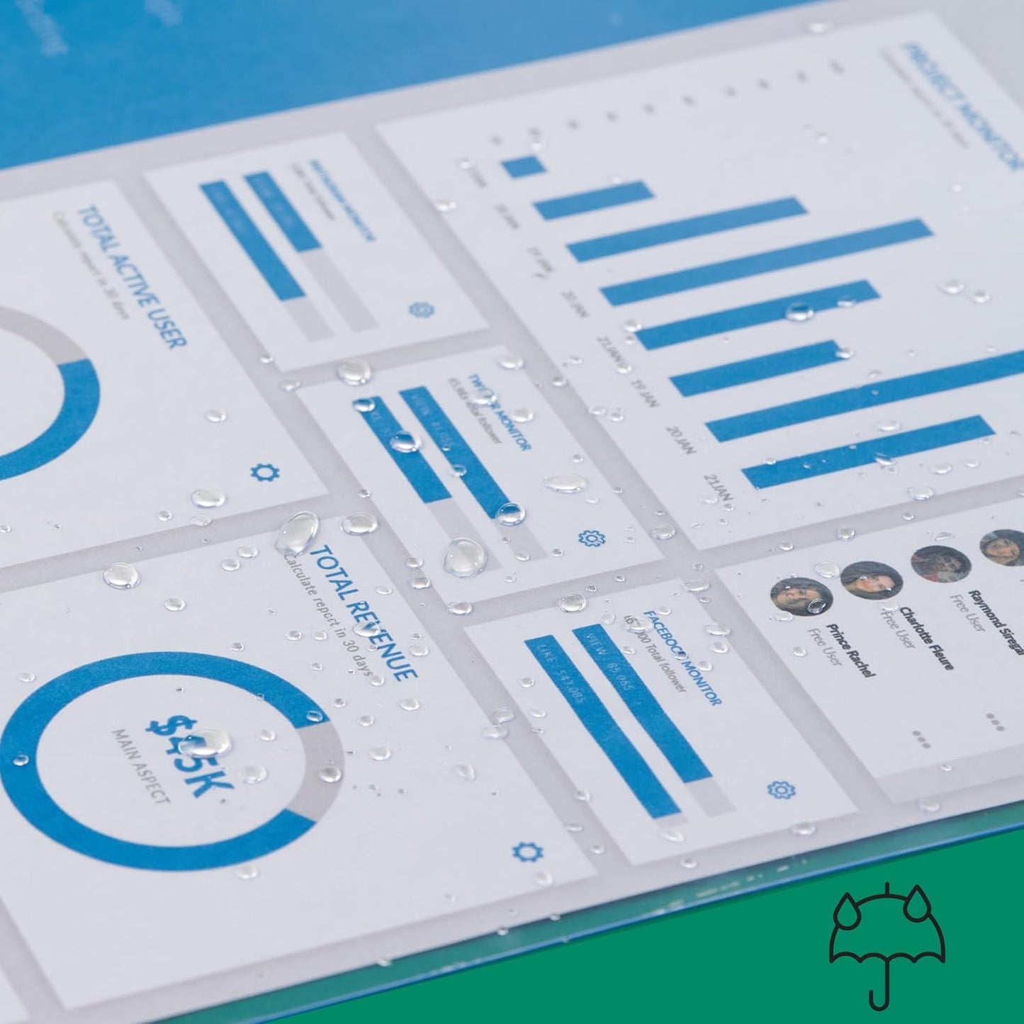 HOUYEE 100 Pack Clear Binding Presentation Covers, PVC Clear Covers for Binding,10 Mil, 8-3/4 x 11-1/4 Inches, for School Projects, Business Presentations, Personal Supplies, Oversize