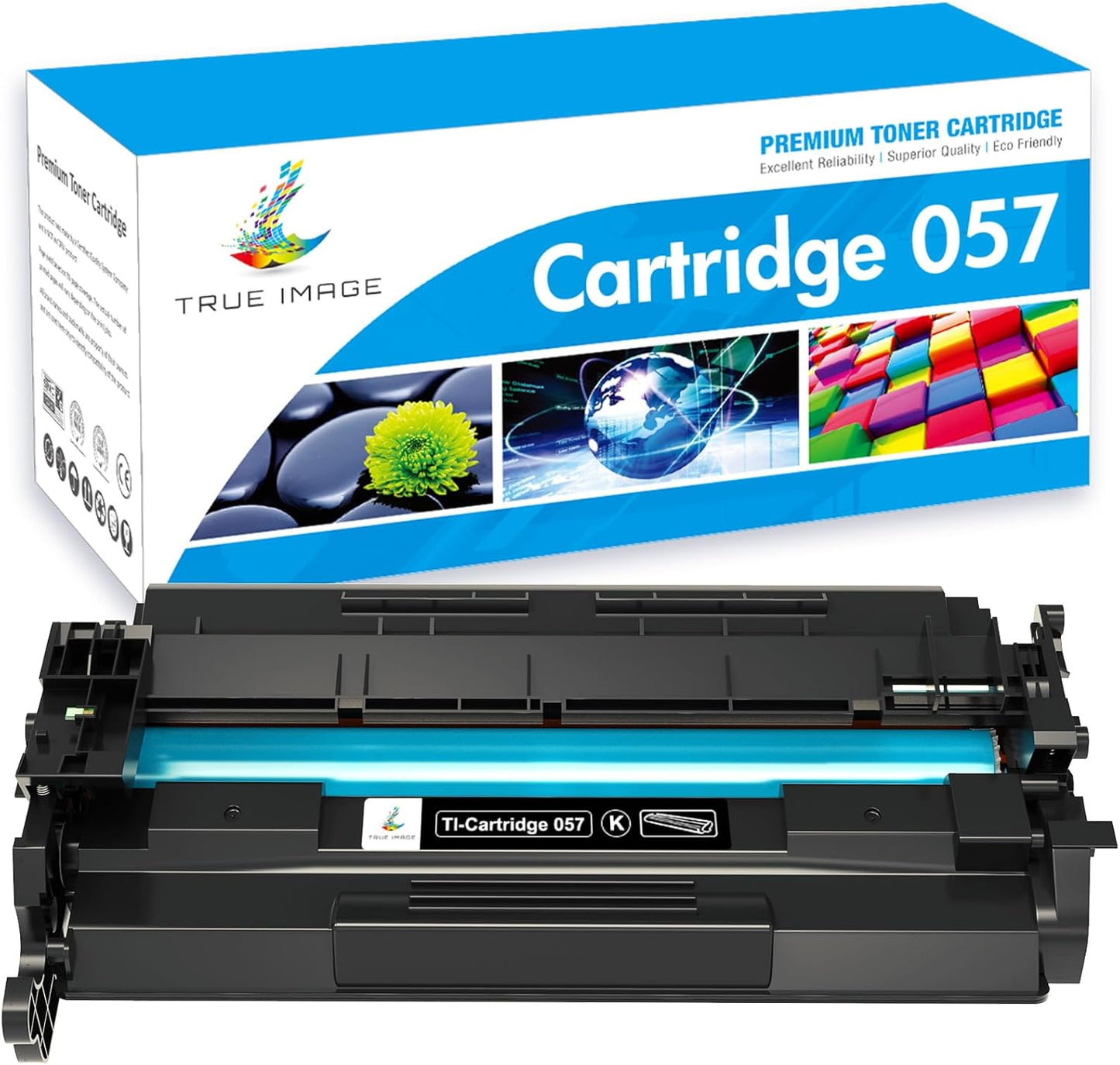 057 057H Black Toner Cartridge: Compatible Toner Cartridge Replacement for Canon 057 057H CRG-057 for ImageCLASS MF445dw MF448dw LBP226dw LBP227dw MF449dw MF445 Laser Printer Ink (Black, 1-Pack)