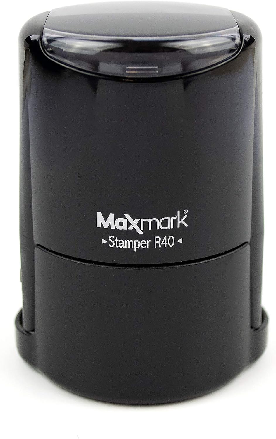 Round Notary Stamp for State of Kansas- Self Inking Stamp - Top Brand Unit with Bottom Locking Cover for Longer Lasting Stamp - 5 Year Warranty