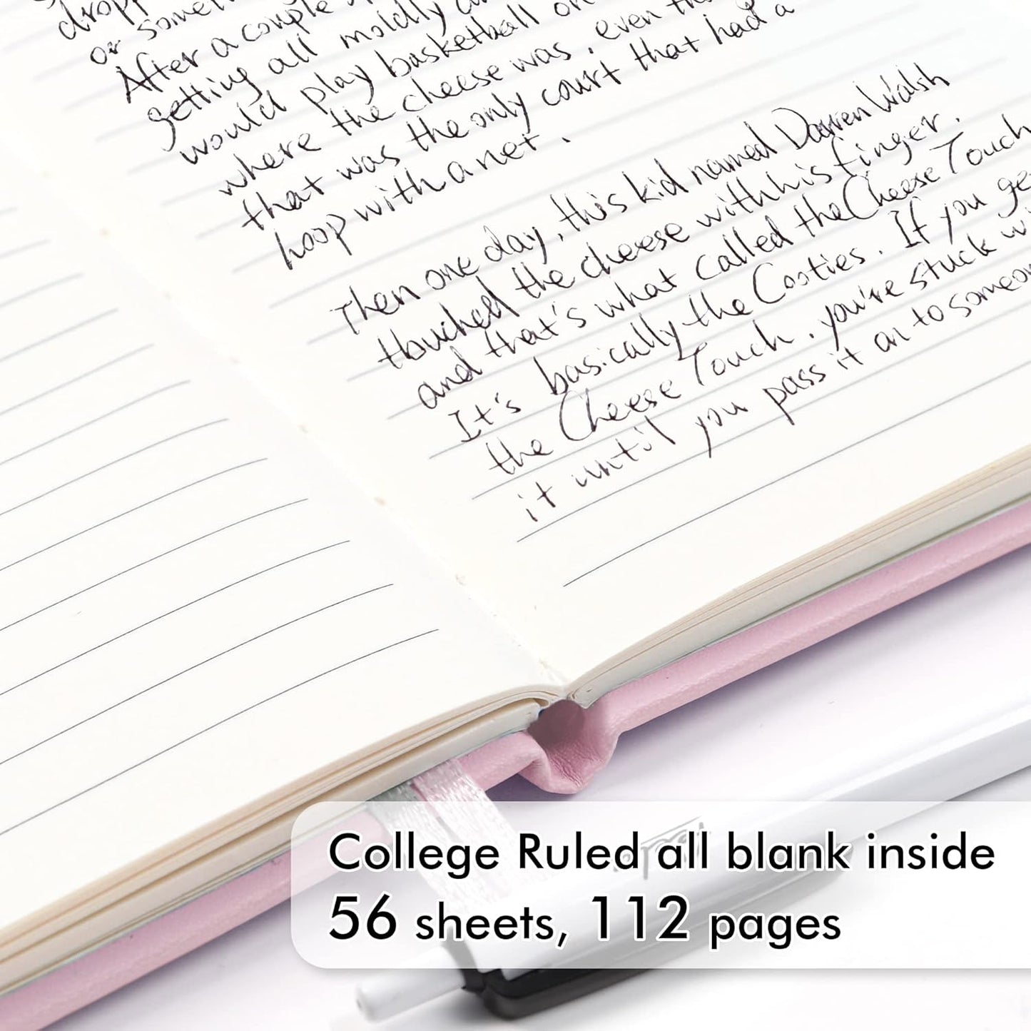 feela 15 Pack Pocket Small Notebooks Bulk, Mini Cute Memo Notepads Hardcover College Ruled Lined Journals with Pen Holder for Women Girls Office School, with 15 Black Pens, 3.5”x 5.5”, A6, Rose Pink