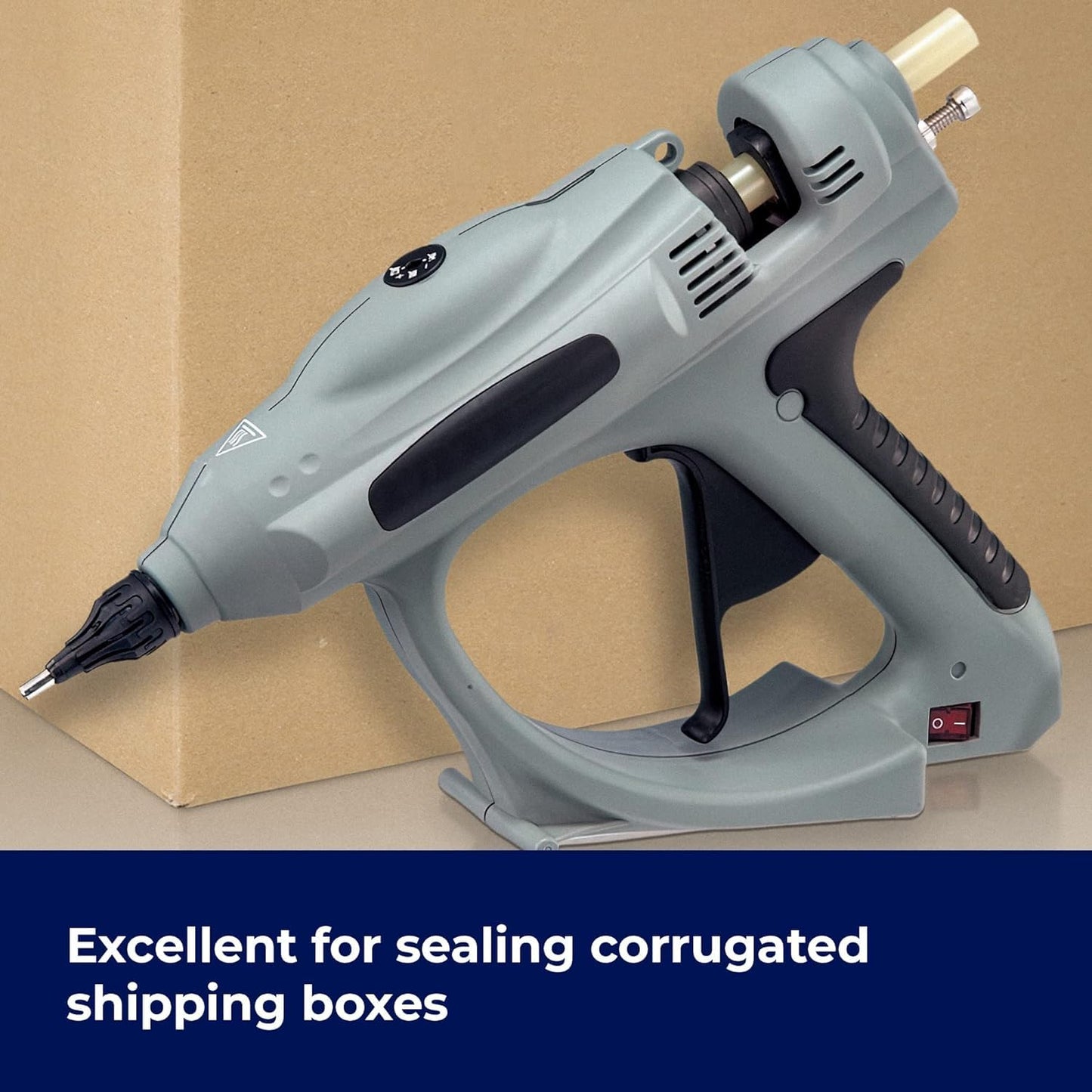 ASA Hot Glue Sticks for Glue Gun - 5/8" x 15" | High-Strength Hot Gun Sticks Adhesive for Corrugated Materials | Industrial Grade for Packaging & Woodworking | Pack of 74