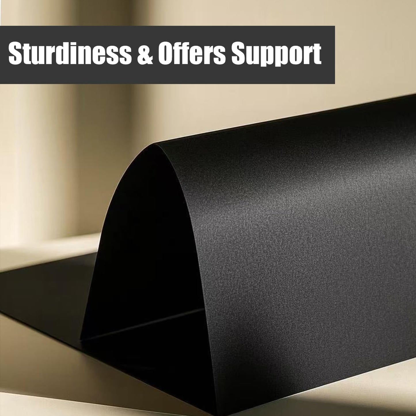 30 Pack A3 Black Poster Board, 300 GSM, 16.5 x 11.7 Inches, DIY projects, presentations, school projects, event decorations, Not for Printer