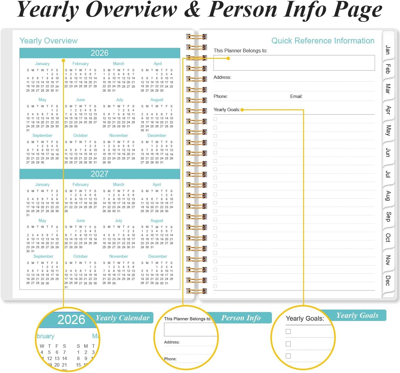 2026 Appointment Book & Planner - 2026 Daily Hourly Planner from January 2026 - December 2026, Weekly Appointment Book with 30-Minute Interval, Medium 6.4" x 8.5", Christmas tree