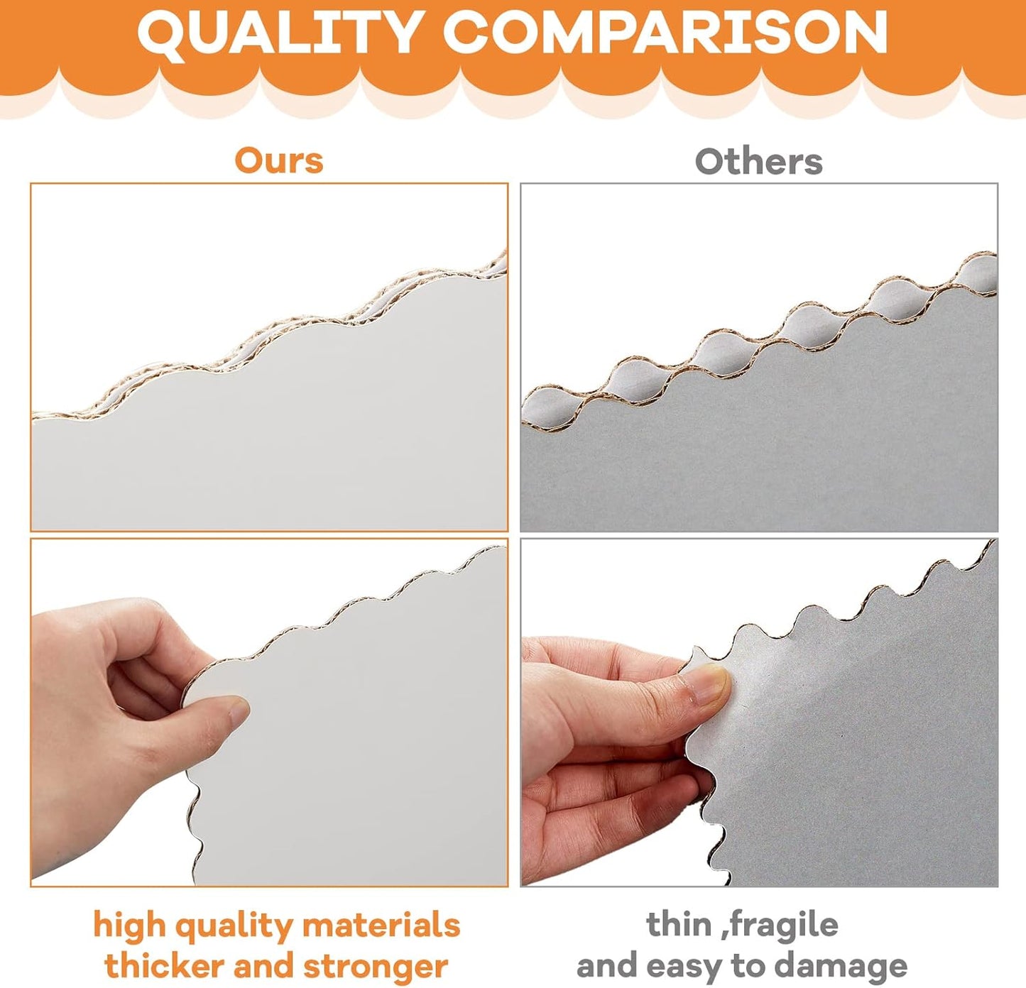 12 Pieces Tri Fold Poster Boards Bulk, Lightweight Science Display Boards, Trifold Presentation Display Board for Science Fair Project(36 x 48 Inch,White)