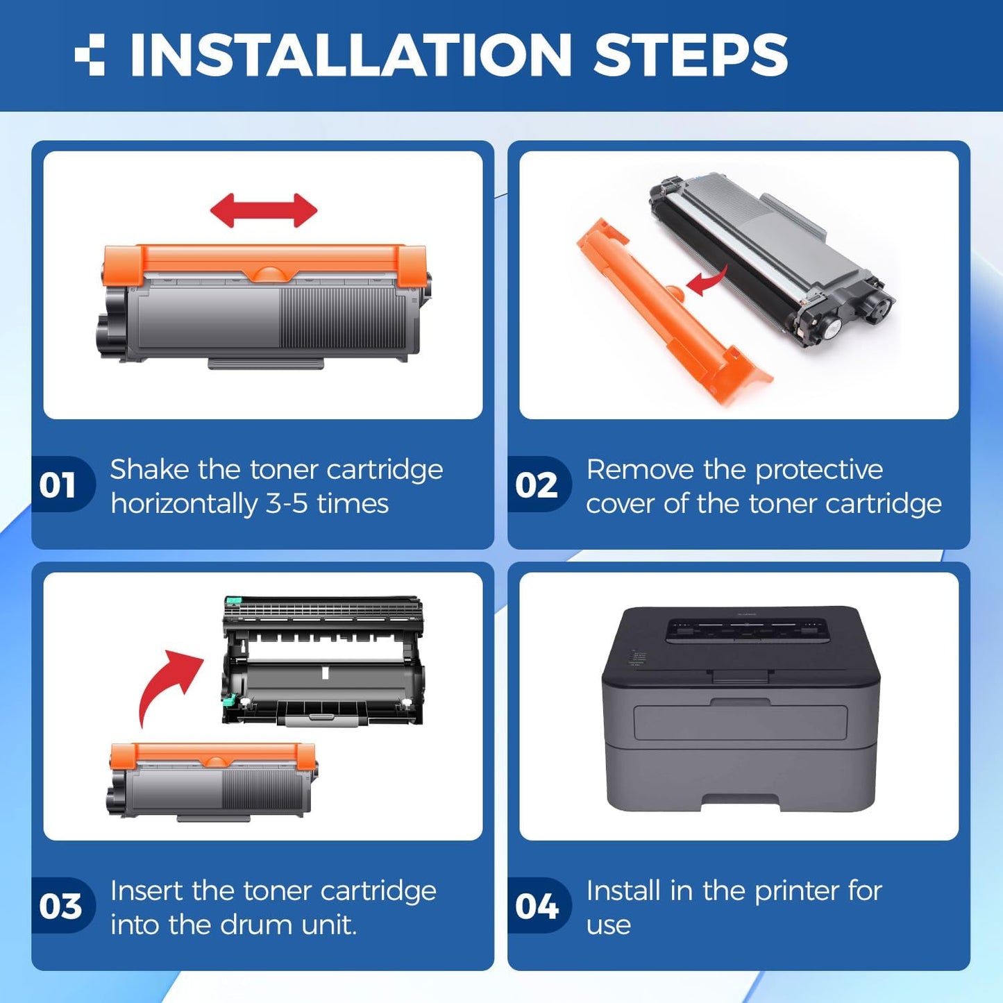 DR630 Drum Unit (Not Toner) Replacement Compatible for Brother DR-630 Imaging Drum HL-L2380DW HL-L2320D HL-L2340DW DCP-L2540DW MFC-L2700DW MFC-L2720DW HL-L2300D HL-L2360DW MFC-L2740DW Printer 2-Pack