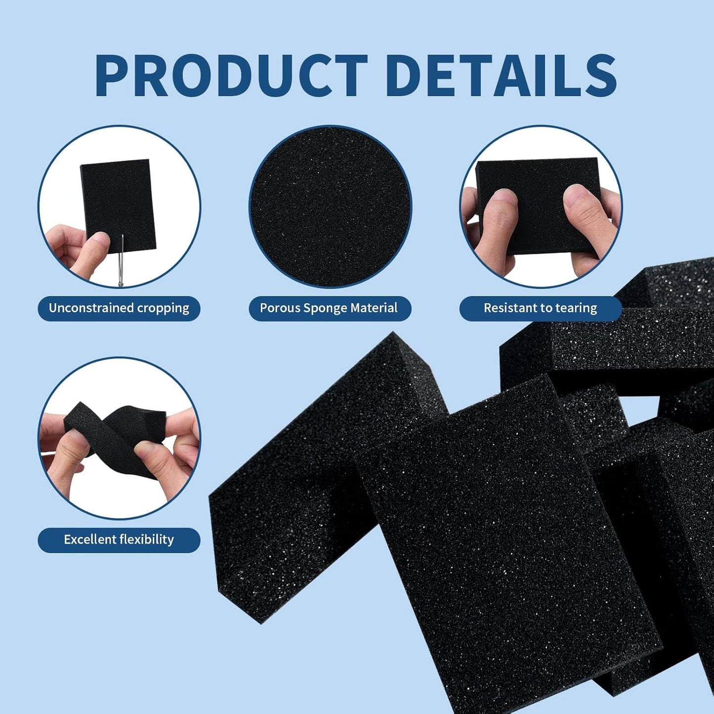 300 Pcs Foam Card Dividers Sponge Trading Card Dividers Shock Absorbing Card Sponge Separators High Elasticity Sponge Card Inserts for Sport Playing Game Cards Protection Supplies