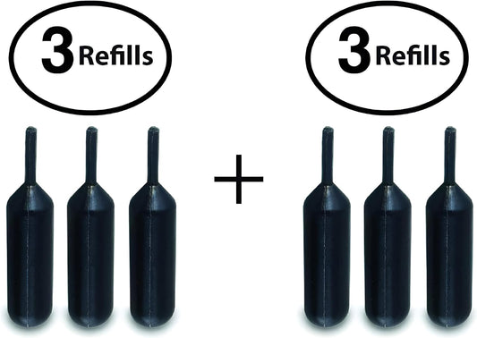 Vantamo Identity Theft Protection Roller Stamps Refills - Refills for Confidential Roller Stamp, Anti Theft, Privacy & Security Stamp, Designed for ID Blackout Security - 6 Refills