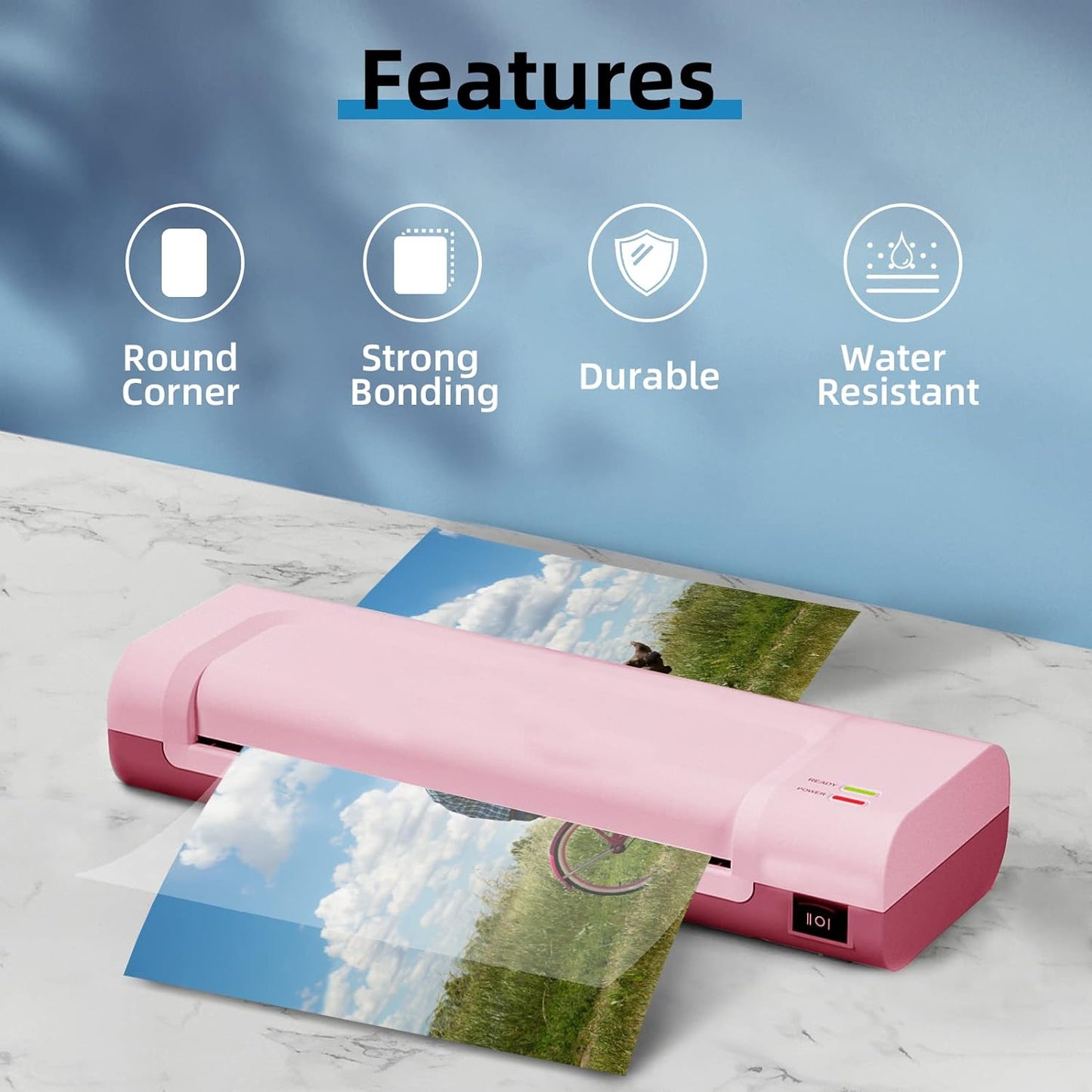 Uinkit 4 Mil 100 Pack Legal Size Thermal Laminating Pouches, 9x14.5-Inches, Clear Glossy Lamination Sheets Laminator Pockets