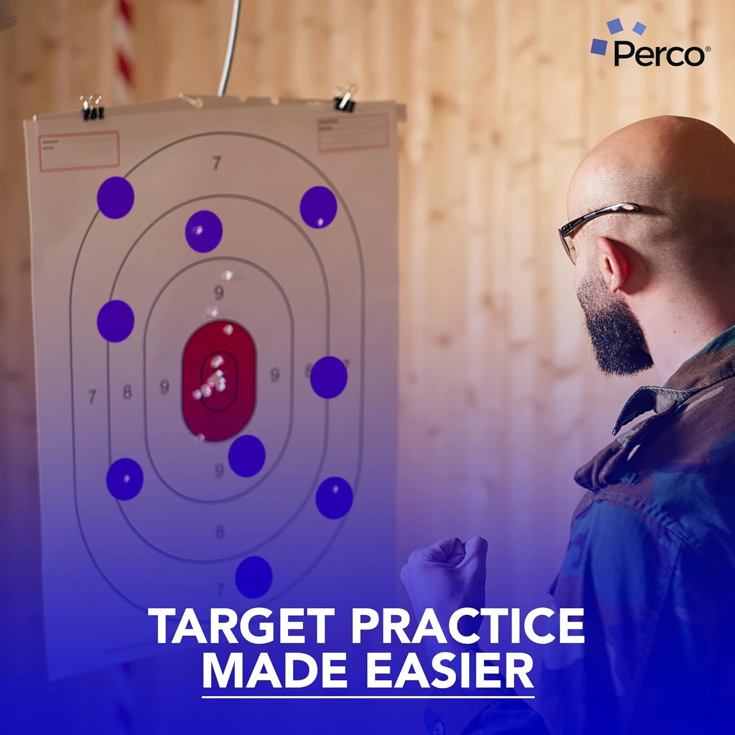 Perco Purple 2-Inch Round Circle Dot Sticker Labels with Easy Peel Perforation - 500 Labels per Roll - Strong Adhesion, Vibrant Colors for Organizing, Crafting & More - Made in USA