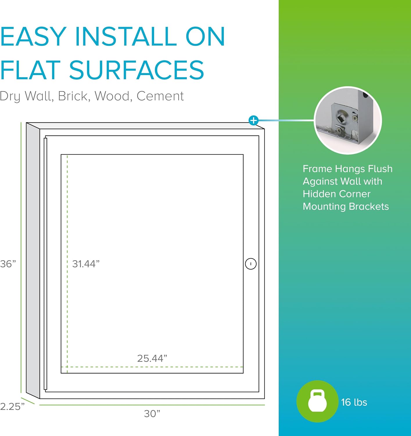 Ghent 36"x60" 2-Door Outdoor Enclosed Vinyl Bulletin Board, Shatter Resistant, with Lock, Satin Aluminum Frame - Ivory (PA23660VX-185), Made in the USA