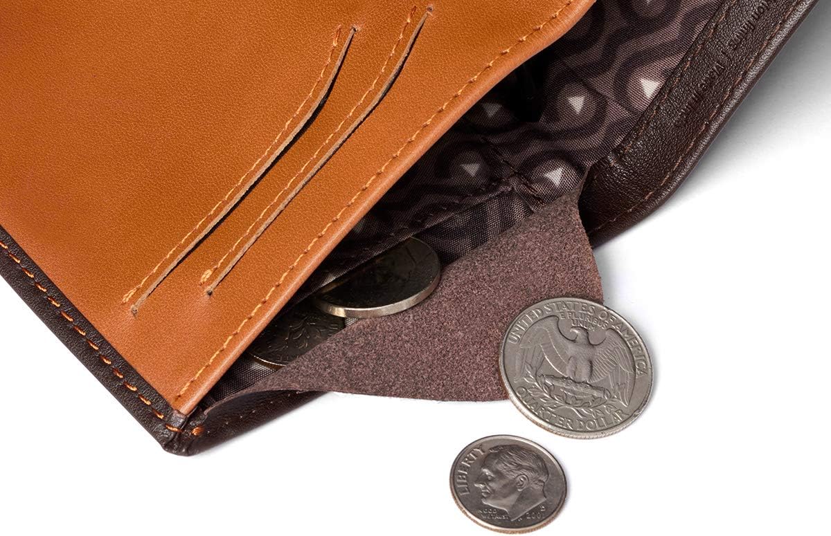 Bellroy Note Wallet (Slim Leather Bifold Design, RFID Blocking, Holds 4-11 Cards, Coin Pouch, Flat Note Section)