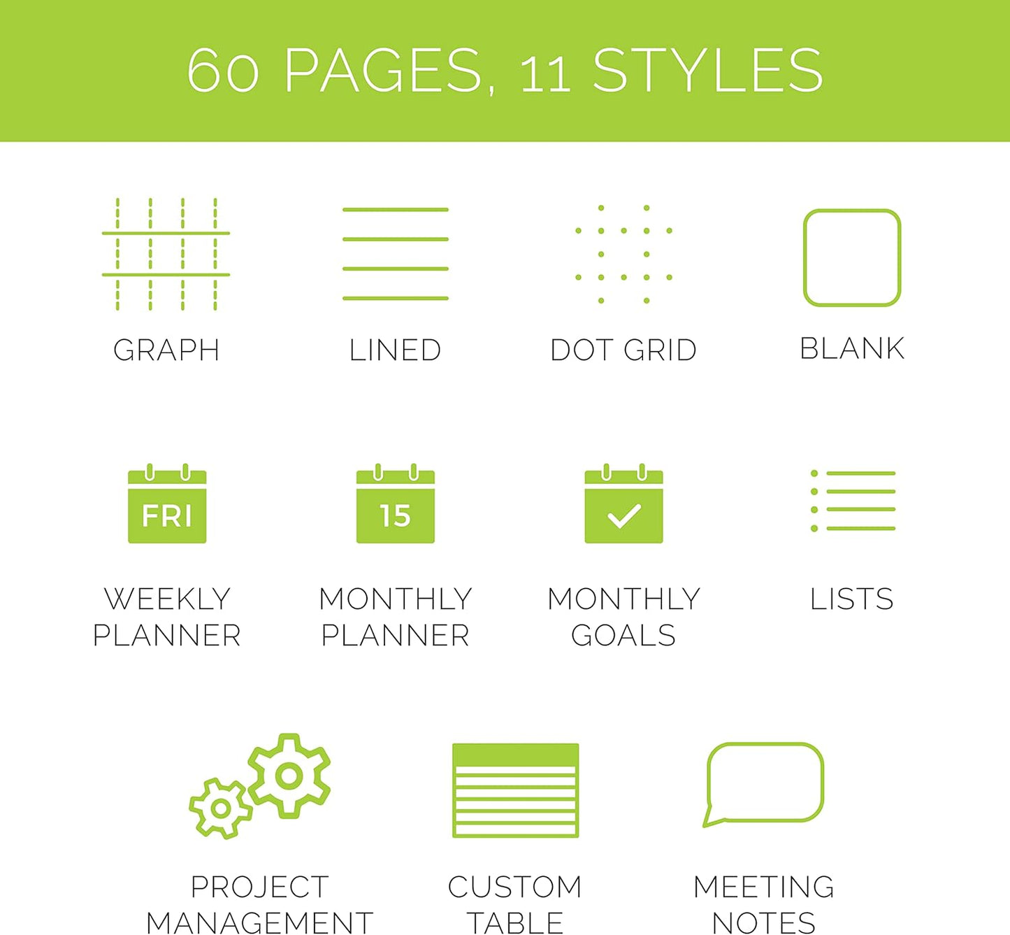 Rocketbook Smart Reusable Notebook, Fusion Plus Letter Size Spiral Notebook & Planner, Infinity Black, (8.5" x 11")