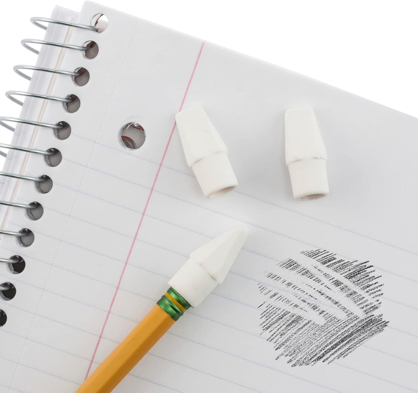 Pentel Arts Hi-Polymer White Cap Eraser, Canister Display - 240 Pieces (ZEH02-240)