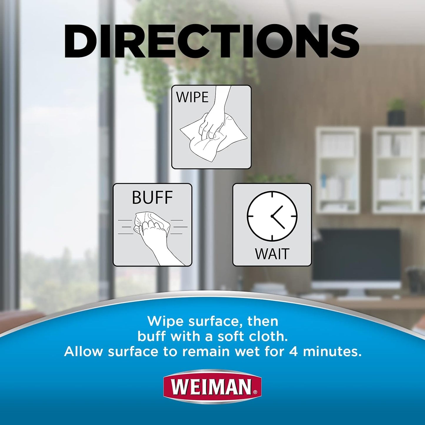 Weiman Electronics & Screen Disinfecting Wipes - Safely Clean and Disinfect Your Phone, Laptop, Keyboard, Tablets, Lens, Wipe, Glasses Cleaner, 30 Count, 2 Pack with MicroFiber Towel