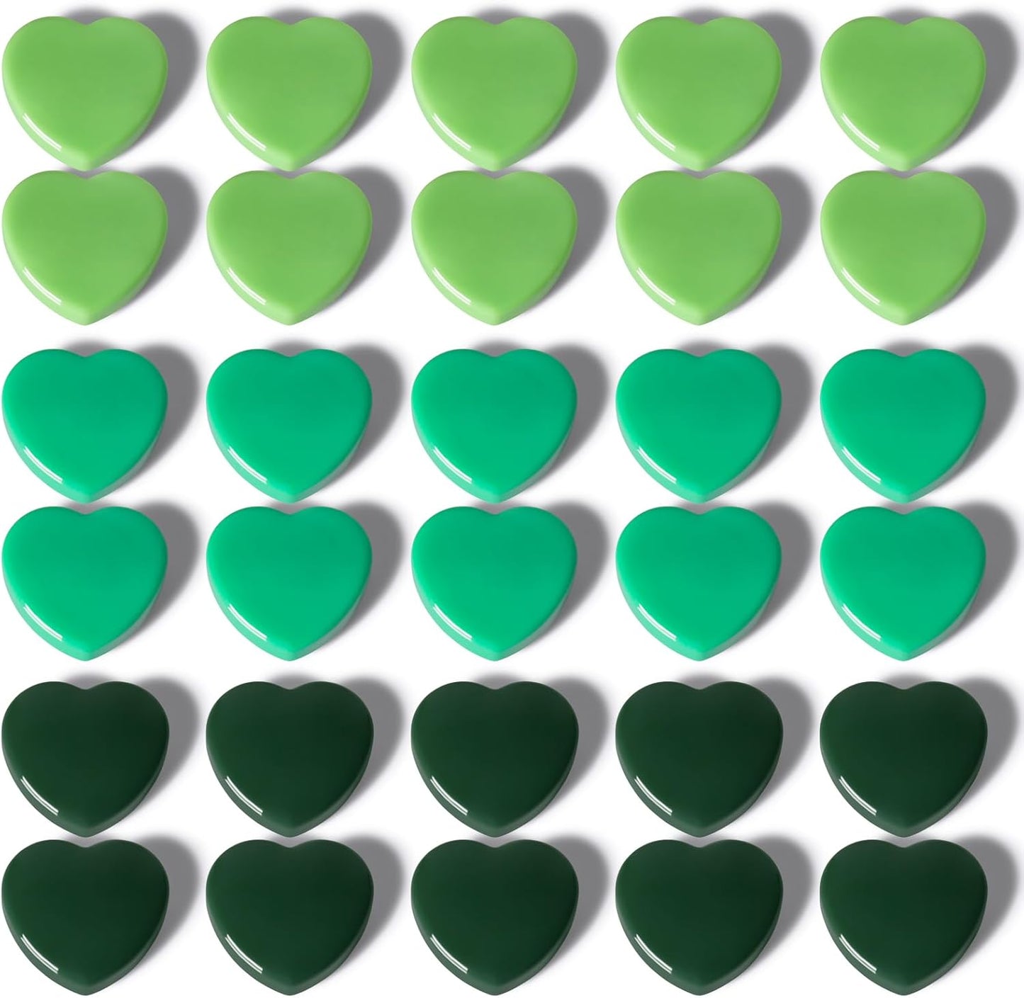 30PCS Heavy Duty Fridge Magnets - Small Cute Refrigerator Magnets for Whiteboard, Lockers & Kitchen, Cute Strong Magnets - Mini Decorative Magnet for Home, School, Office, Crafts,Locker (Green)