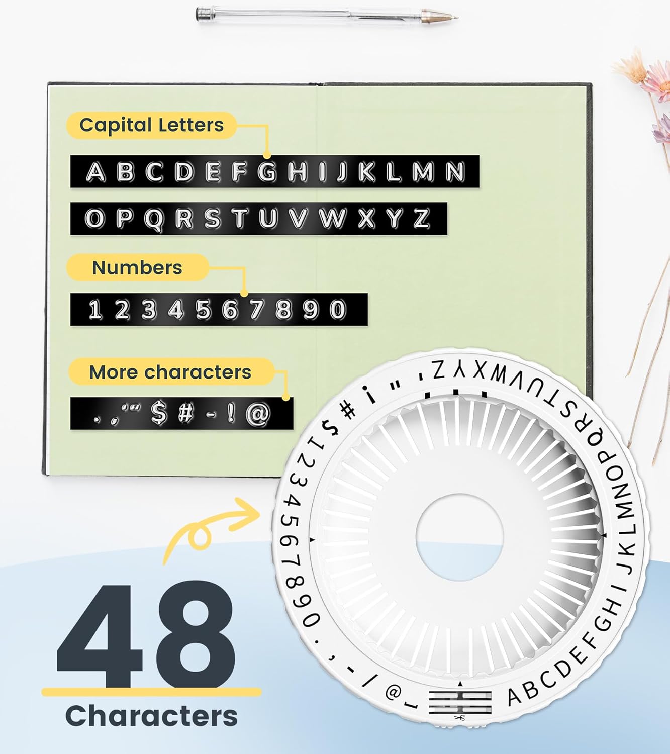 Embossing Label Maker Manual, Vintage Embossed Label Maker Machine with Tapes Waterproof, Old School Embosser Labeler Retro 3D-Labels for Scrapbooking Supplies Kitchen Office Kids School Items