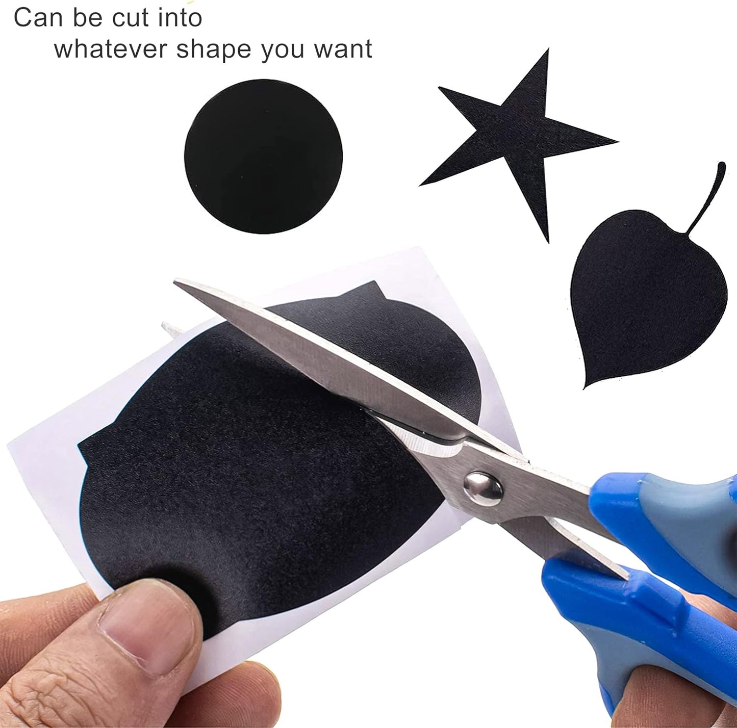 MUWOOB Chalkboard Labels, 120 Pcs Black Reusable Waterproof Label Stickers, Kitchen Pantry Sticker Labels for Containers, Mason Jars, Condiments, Food Storage (Wave)