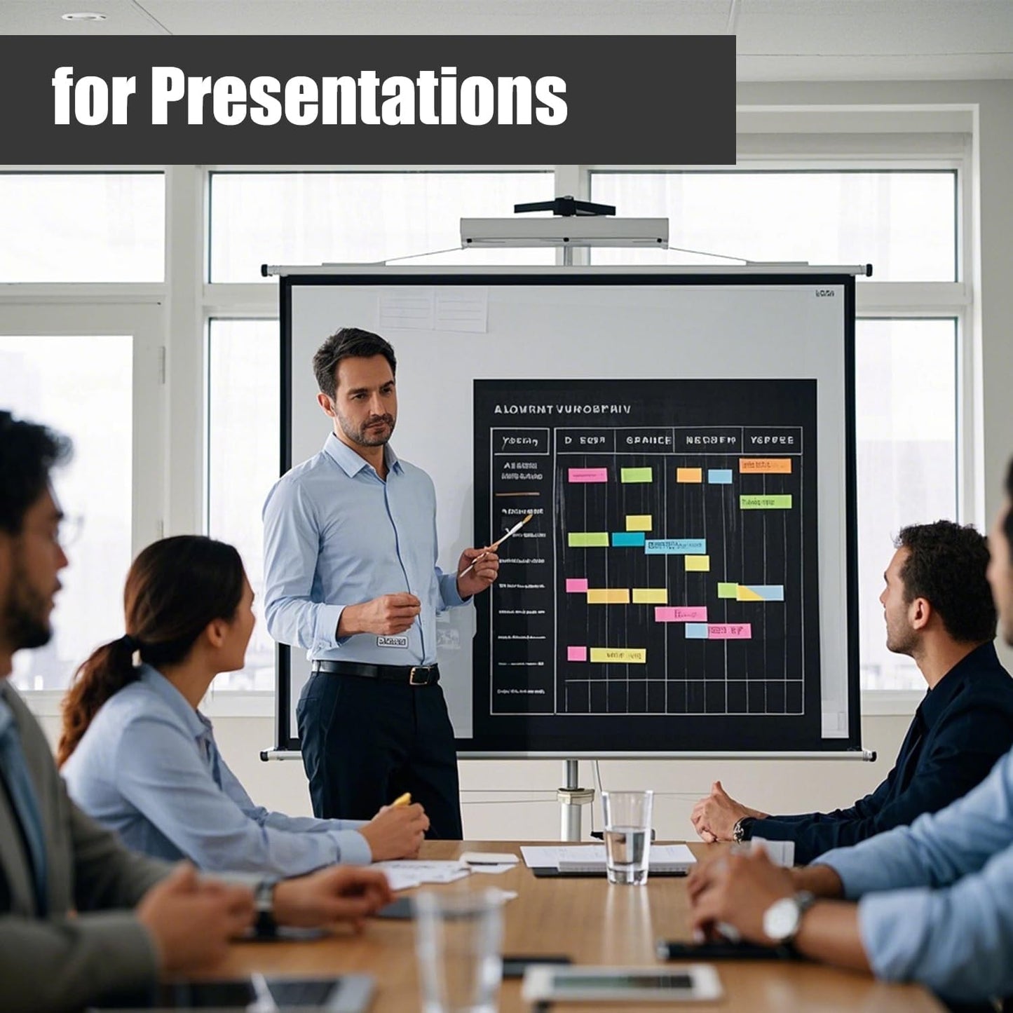 50 Pack A3 Black Poster Board, 300 GSM, 16.5 x 11.7 Inches, DIY projects, presentations, school projects, event decorations, Not for Printer (50)