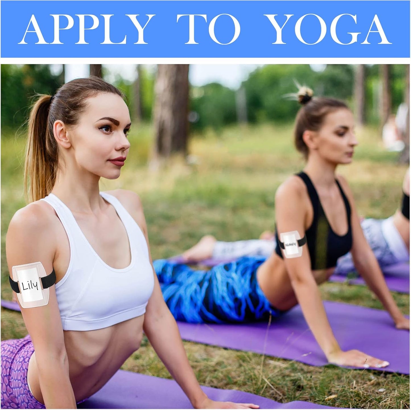 Meanplan 50 Pcs Arm Badge Holder Armband ID Badge Holder Bulk Visibility PVC with Adjustable Belt Elastic Armband Clear Name Tag for Work Pass, Postcards, Universal Size(Black)