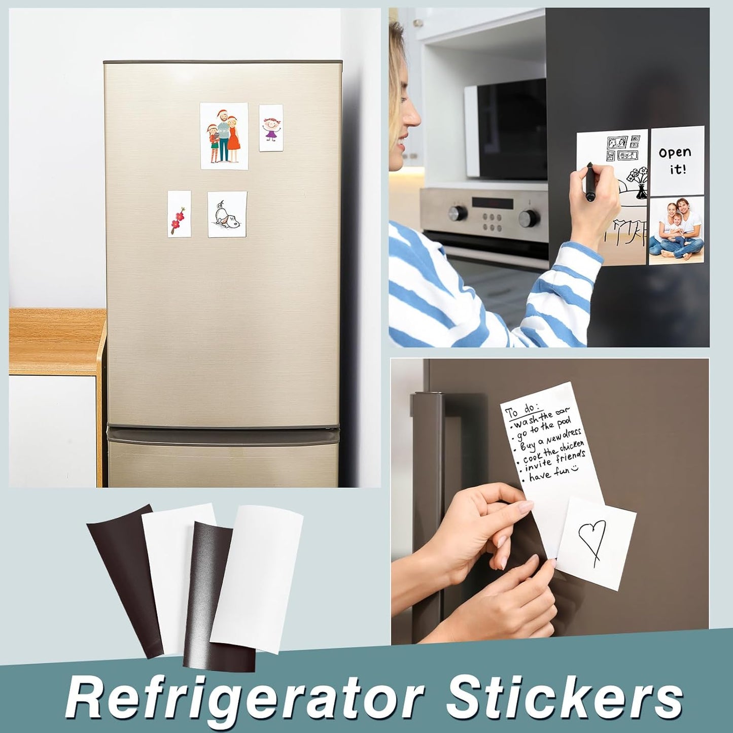 Amylove Blank White Surface Magnet Sheets 16 Inch x 5 Feet, 40 Mil Magnetic Roll Printable Flexible Vinyl Blank Magnetic Sign Sheet Safe for Vehicles DIY Craft Project