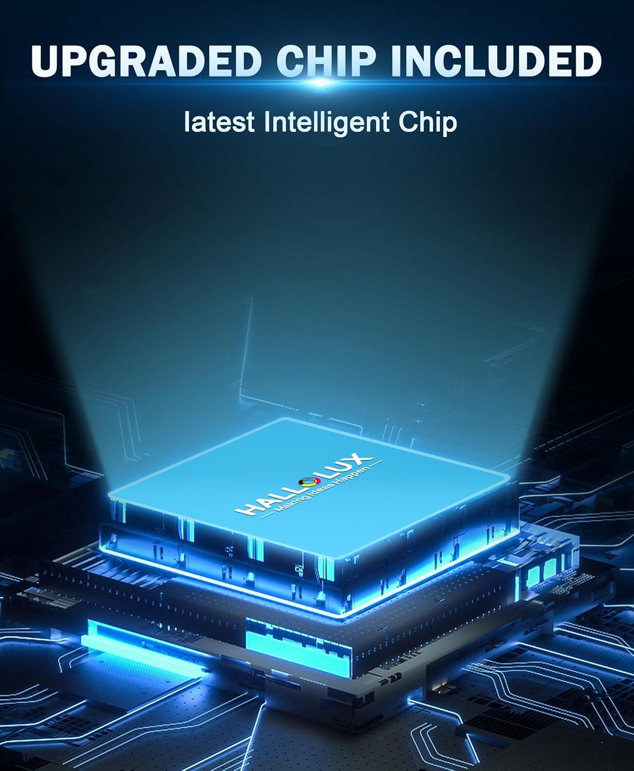 HALLOLUX 210X 210A Toner Cartridges 4 Pack (with Chip) Replacement for 210X W2100X 210A W2100A Compatible with Color MFP 4301fdw 4301fdn Pro 4201dw 4201dn Series Printer Toner (4-Pack)