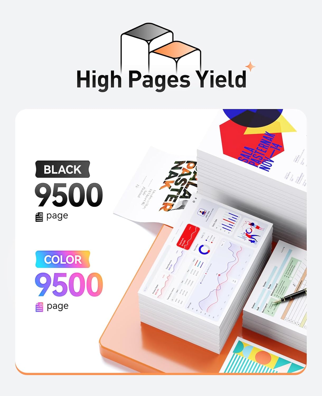 TN439 Toner Cartridge Set 4-Pack Replacement for Brother TN-439 Compatible for Brother MFC-L8900CDW MFC-L8690CDW HL-L8360CDW HL-L8260CDW MFC-L8610CDW MFC-L8905CDW MFC-L9570CDW HL-L8360CDWT Printer Ink