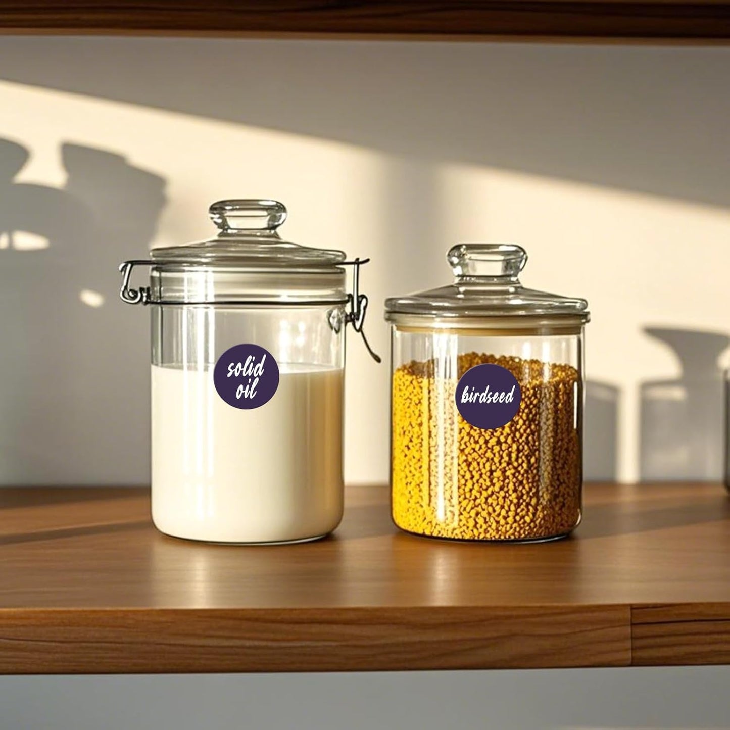 500 PCS Colored Dot Stickers 2 Inch Vinyl Purple Circle Labels Removable Waterproof Color Coding Round Sticker for Office Inventory Garage Yard Sale Tag