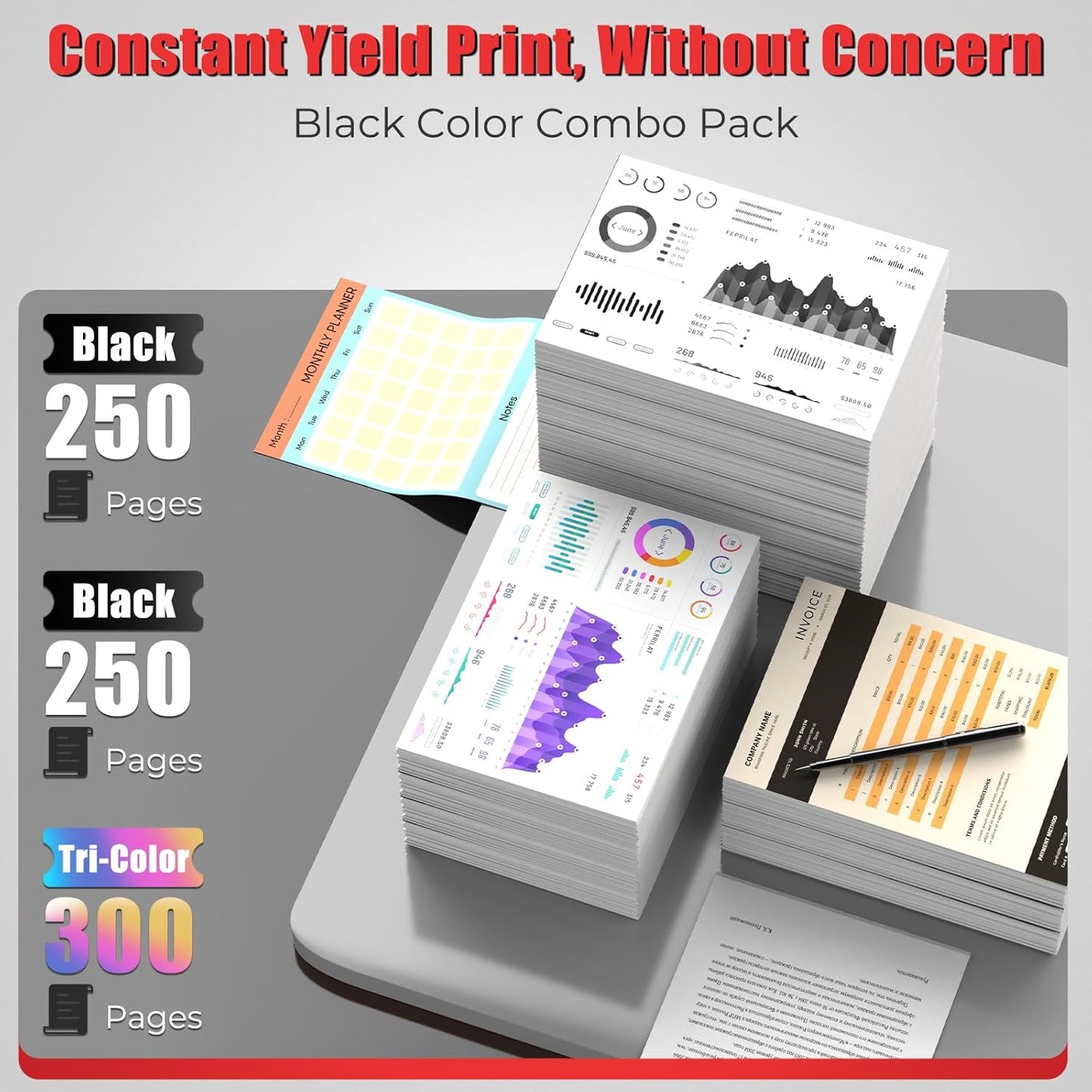 PGI-35 CLI-36 Ink Cartridges PIXMA TR150 PIXMA TR160 PIXMA iP110 PIXMA iP100 Compatible with Canon 35 36 Ink Cartridges Compatible for PIXMA TR150 TR160 iP110 iP100 TR 150 Printers (2-Black, 1-Color)