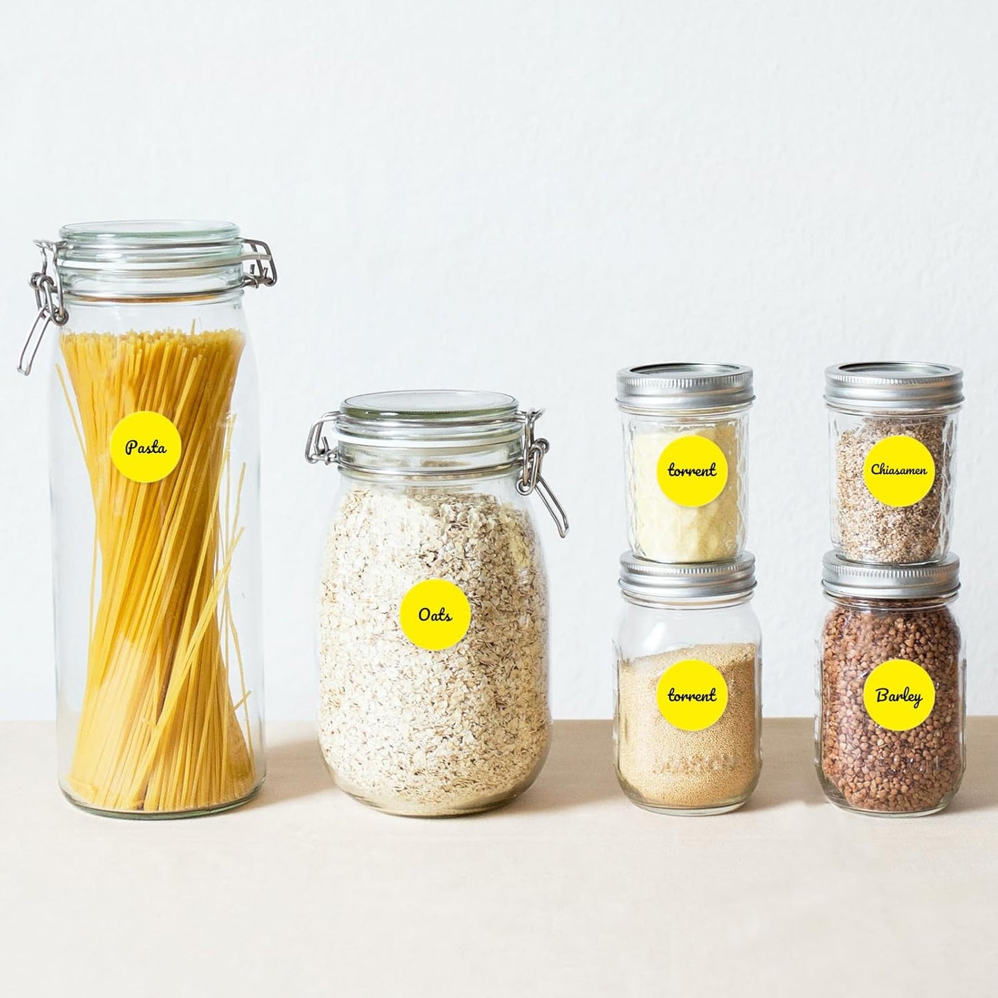 Yellow Dot Stickers 2 Inches Round Sticker, Circle Colored Labels Color Coding Labels for Office Classroom Toddlers Activity 80 Pieces