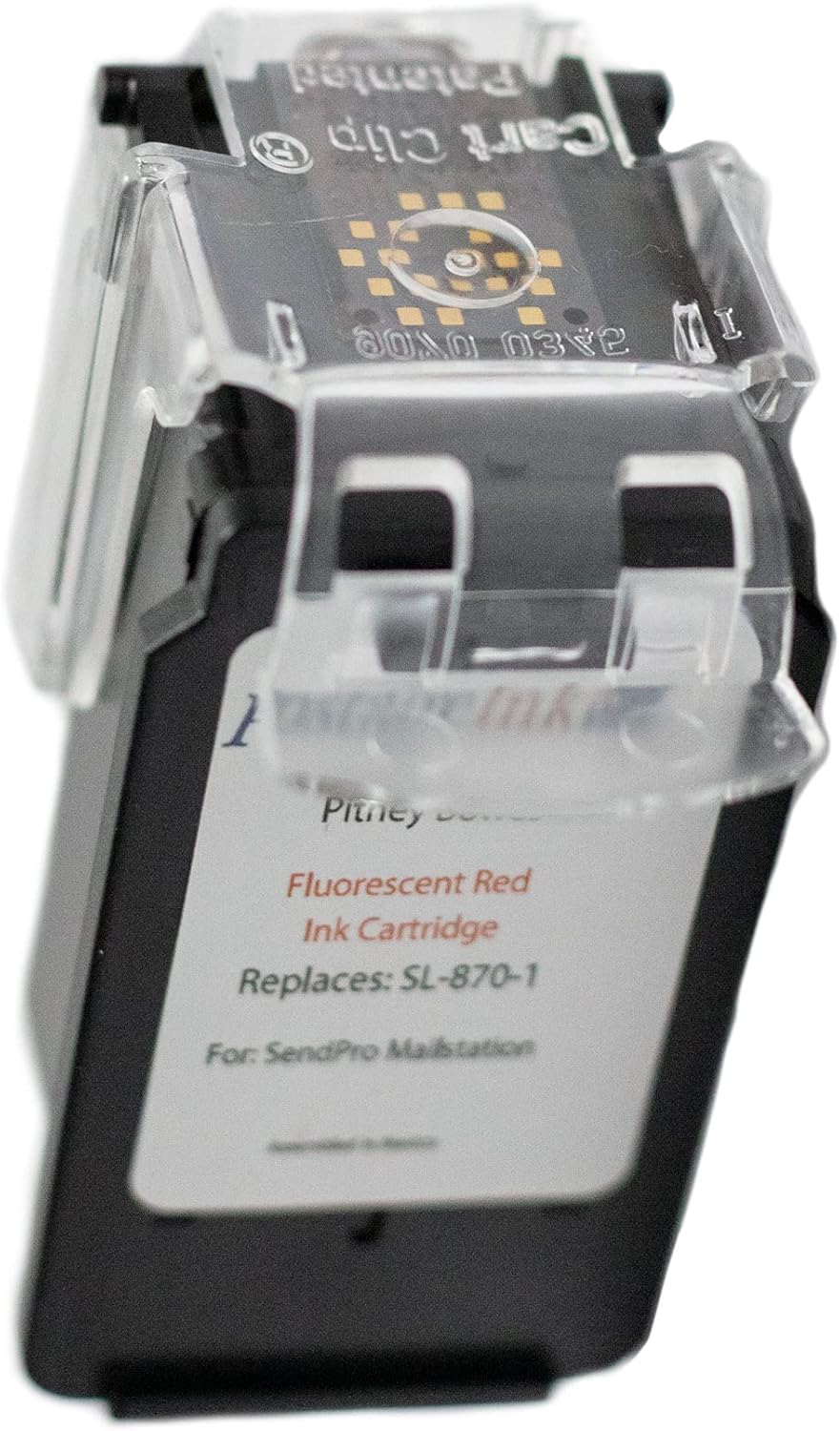 SL-870-1 Red Ink Cartridge for PB SendPro Mailstation (CSD1) Postage Meters, 8ml
