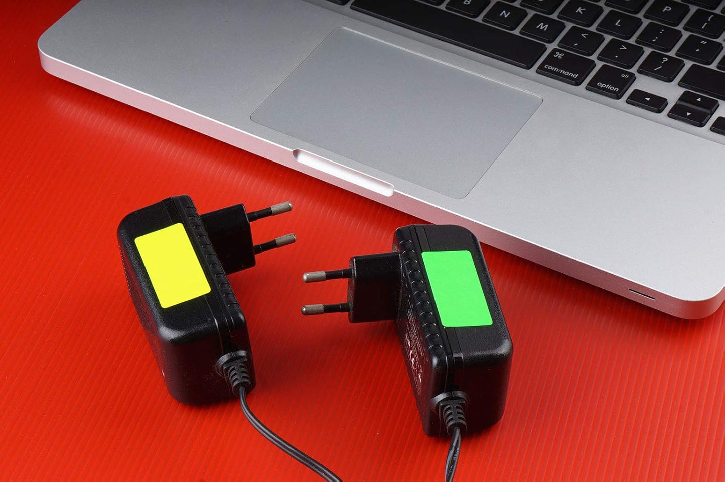 Royal Green Rectangular Color Coding Sticker Roll - Write On Labels for Folders & Organizing, 1.57" x 0.75" Stickers to Write On Name Tags for Office Supplies & Organization, 500-Pack (Red Velvet).