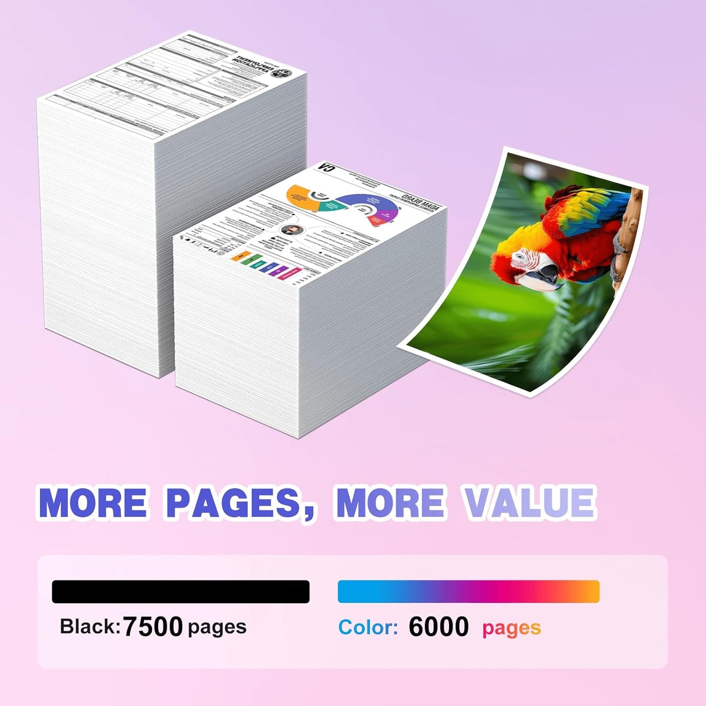 502 Black Ink Compatible 502 Ink Refill Bottles Work for ET-3850 ET-2850 ET-2760 ET-4850 ET-3760 ET-4760 ET-3750 ET-4750 ET-3830 ET-4750 ET-3700 ET-2750 (2 * 127ml)