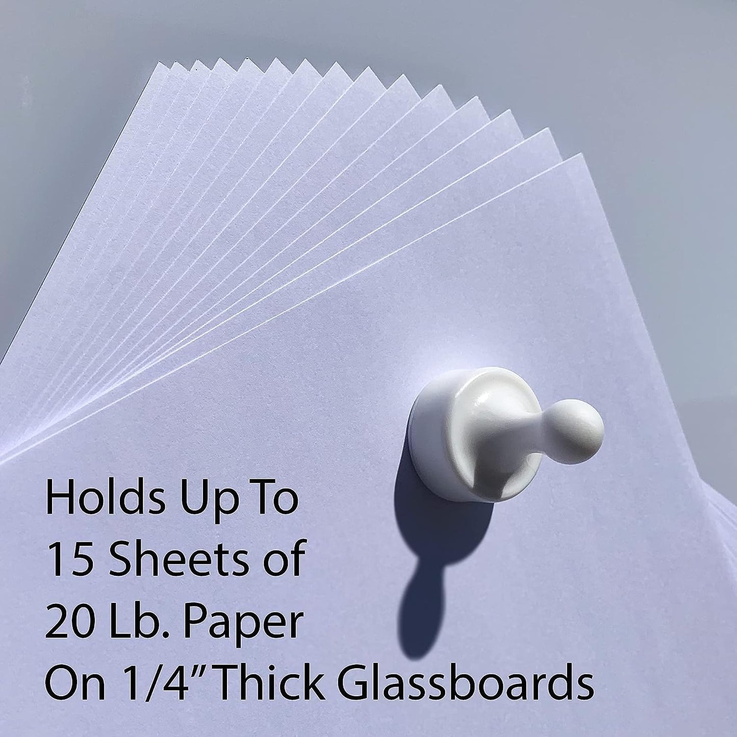 GLASSBOARD STUDIO Powerful Neodymium Magnets, Pawn-Shaped - Strong Fridge/Refrigerator and Whiteboard Magnet, Ideal for Office, Kitchen, Crafts - Rare Earth, Heavy Duty (3, Citrus Green)