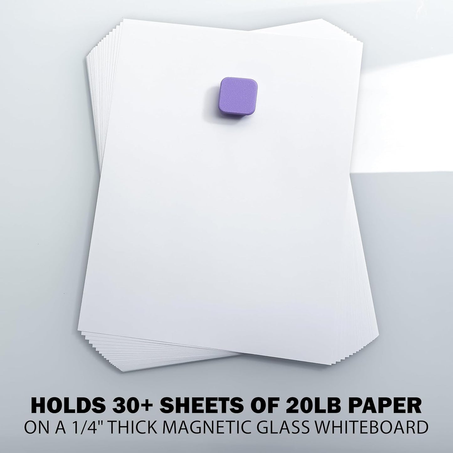 Glassboard Studio MiniBar Magnet - Strong Neodymium Rare Earth Magnets for Fridge, Whiteboard, Locker & Magnetic Glassboards - Ideal for Crafting & Office Use - Strong Fridge Magnets (Spring Green, 4)