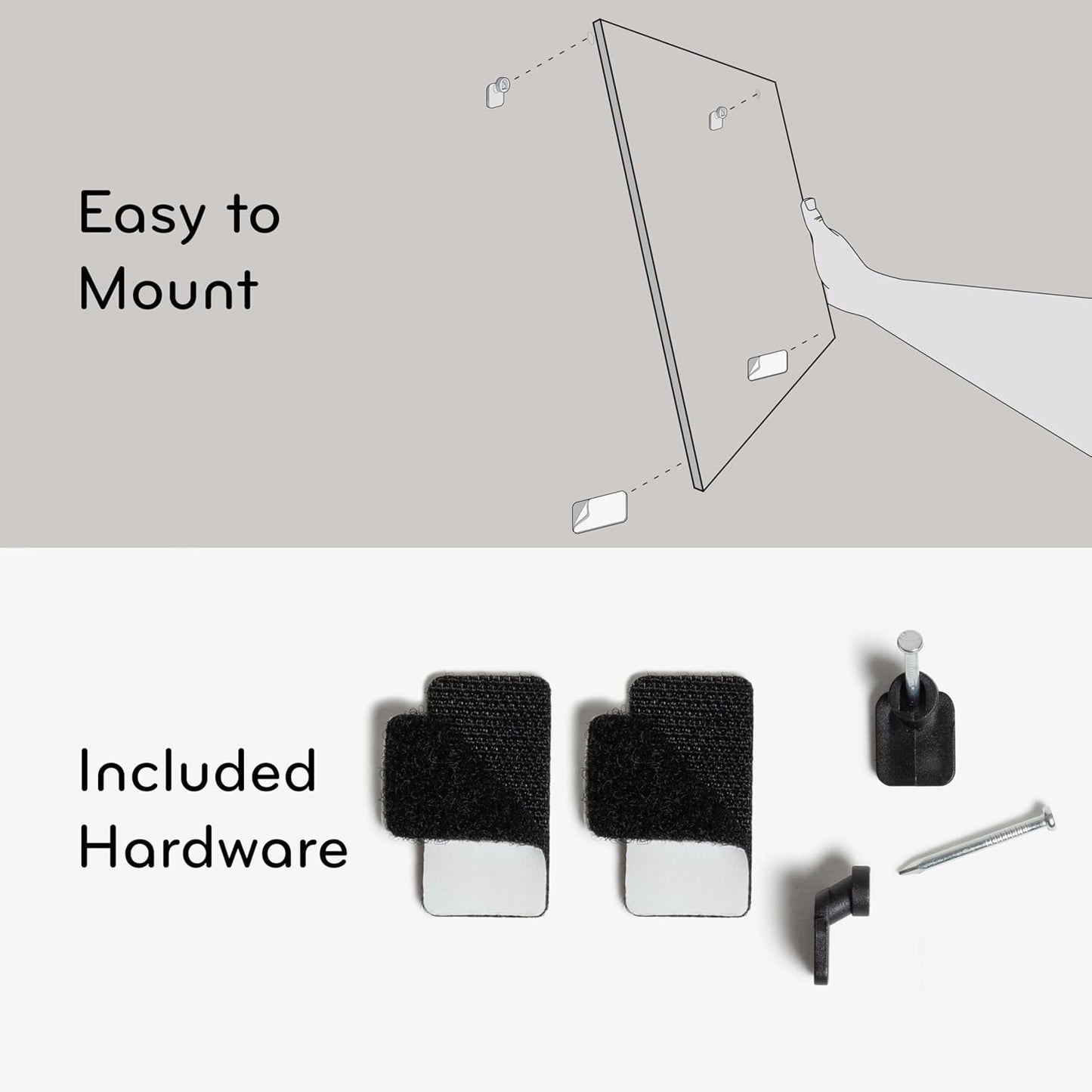 U Brands Magnetic Dry Erase Calendar White Board, 16" x 20", White Pin-It Frame, Includes Marker and Magnet