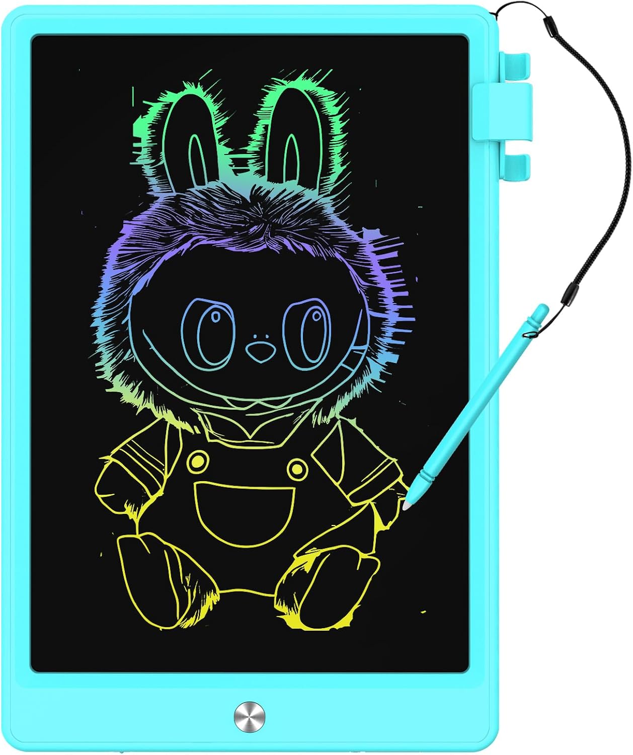12.9 Inch LCD Writing Tablet for Kids, Colorful Toddler Doodle Board - Erasable Drawing Pad, Educational Learning Toy for Ages 3-8 - Valentine's Day Christmas Birthday Gifts (12.9 Inch, Blue)