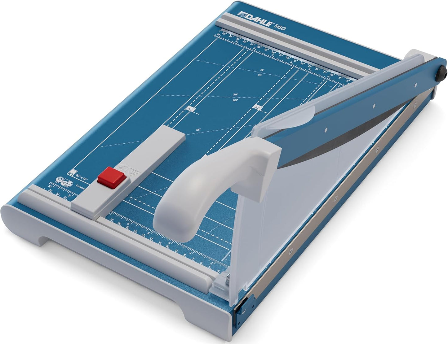 Dahle 560 Professional Guillotine Trimmer, 13" Cut Length, 25 Sheet Capacity, Self-Sharpening, Safety Shield, German Engineered Paper Cutter